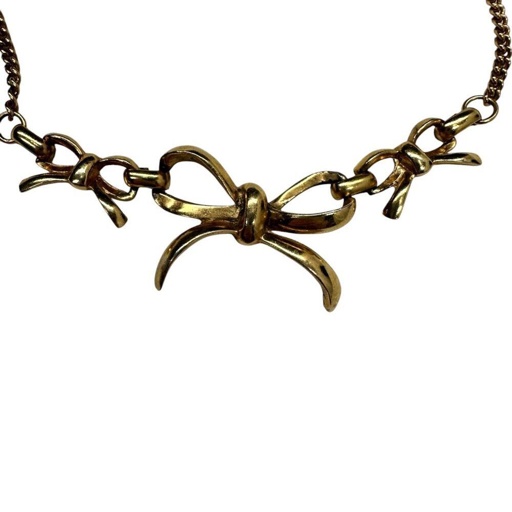Triple Bow Necklace